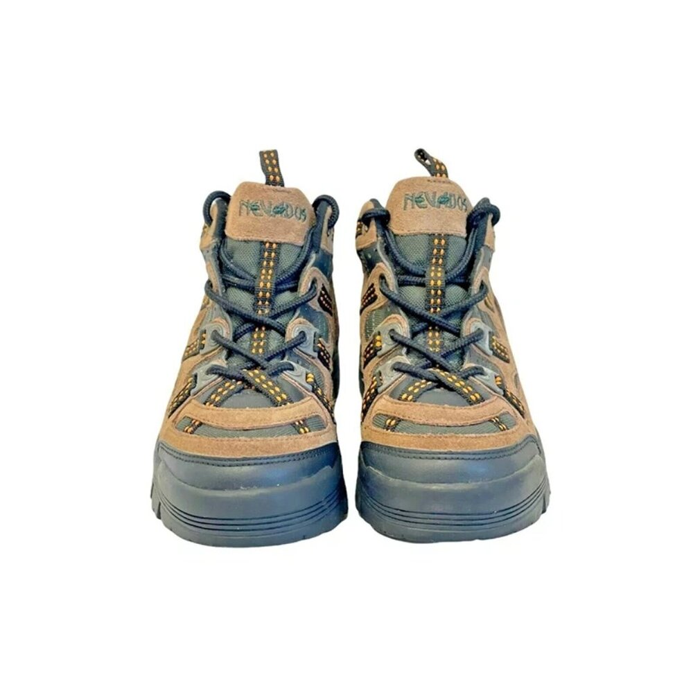 Nevados Mens Brown Black Lace Up Round Toe Ankle Hiking Boots Size US 4 - Picture 3 of 8